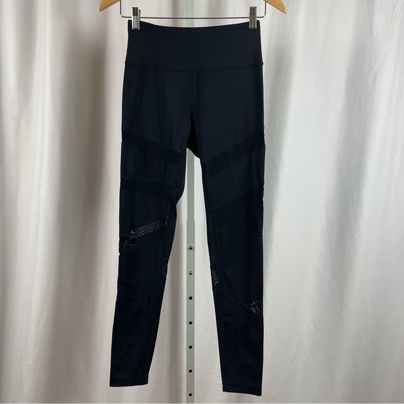 Core 10 Women Small High Waist Icon Series The Warrior Mesh Legging Running Yoga - Picture 3 of 10